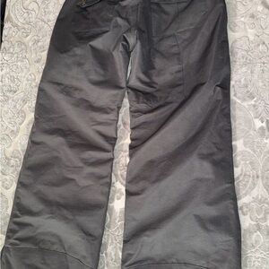 Pulse kids black Charcoal cargo insulated boot cut snow pants youth M 10/12